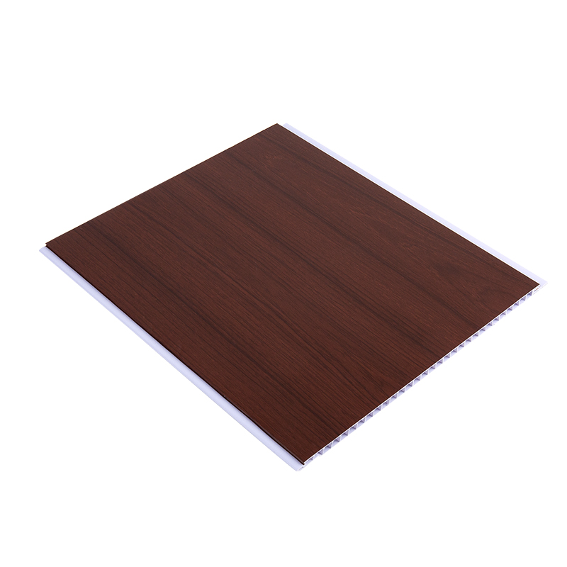 Walnut träkorn akustisk PVC väggpanel YXPVC2575